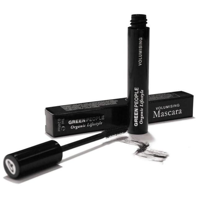 Green People Organic Mascara, Volumising Brown thumbnail 2