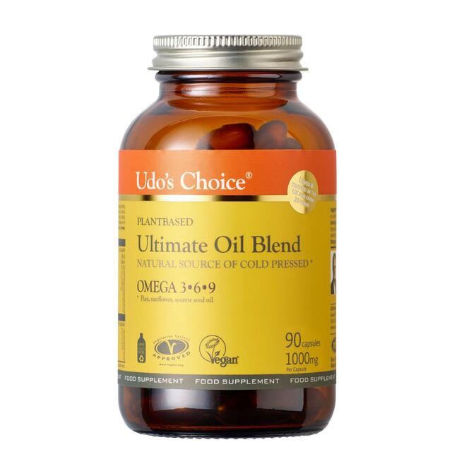 Udo's Choice Ultimate Oil Blend Omega 3 & 6 Capsules 1000mg thumbnail 2