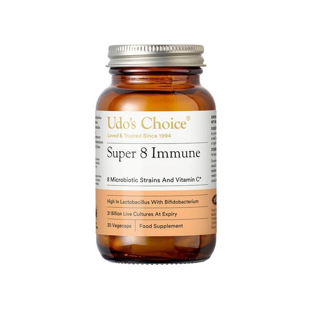 Udo's Choice Super 8 High Count Microbiotics Supplement Vegetable Capsules