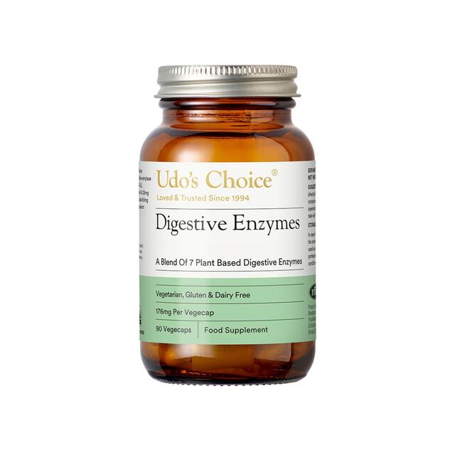 Udo's Choice Digestive Enzymes Supplement Vegetable Capsules