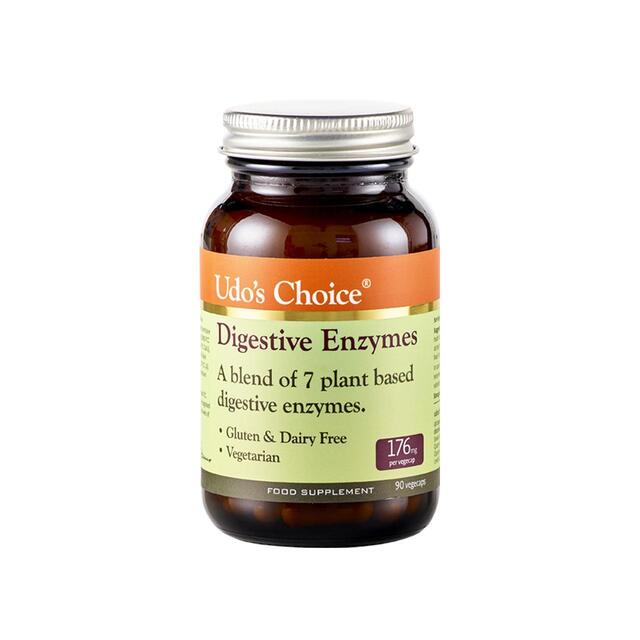 Udo's Choice Digestive Enzymes Supplement Vegetable Capsules thumbnail 2