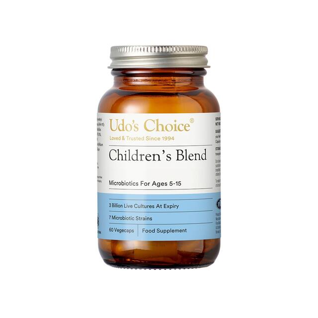 Udo's Choice Kid's Blend Microbiotics Supplement Vegetable Capsules 5-15yrs