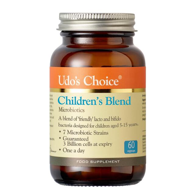 Udo's Choice Kid's Blend Microbiotics Supplement Vegetable Capsules 5-15yrs thumbnail 2