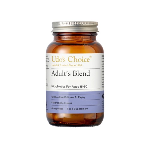 Udo's Choice Adult's Blend Microbiotics Supplement Vegetable Capsules