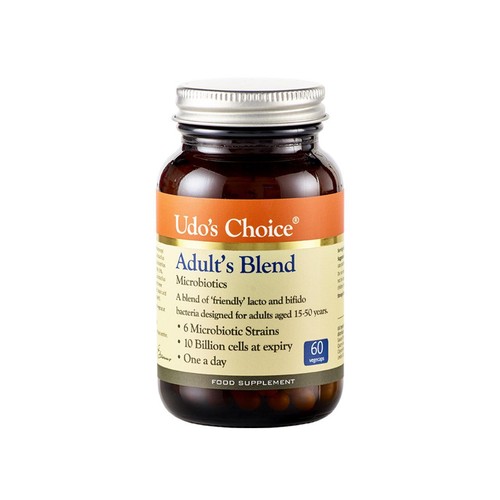 Udo's Choice Adult's Blend Microbiotics Supplement Vegetable Capsules  thumbnail 2