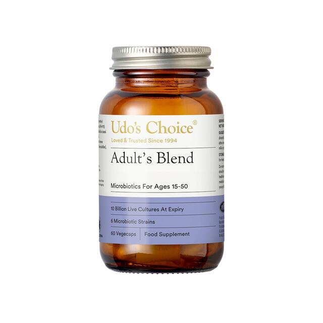 Udo's Choice Adult's Blend Microbiotics Supplement Vegetable Capsules