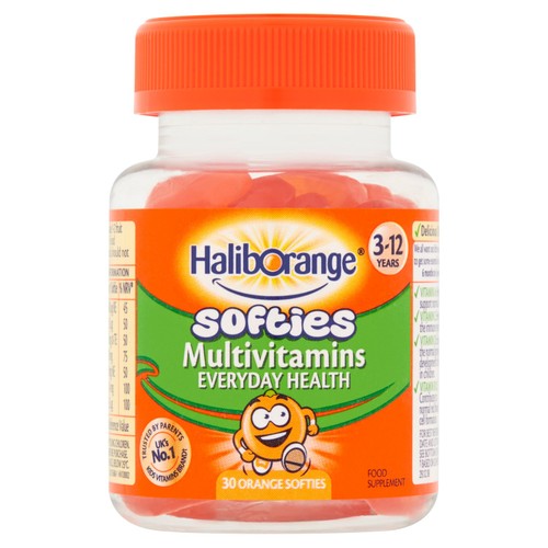 Haliborange Kid's Softies Multivitamin Orange Gummies 3-12yrs