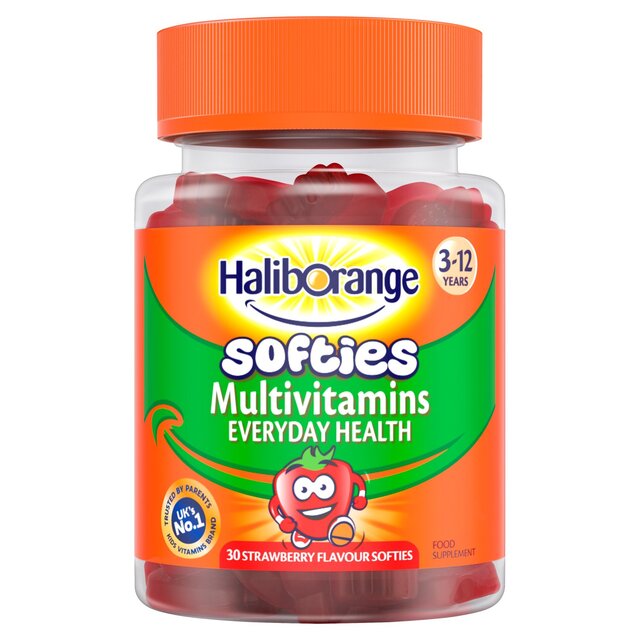 Haliborange Kid's Softies Multivitamins Strawberry Gummies 3-12yrs