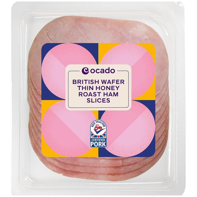 Ocado British Wafer Thin Honey Roast Ham