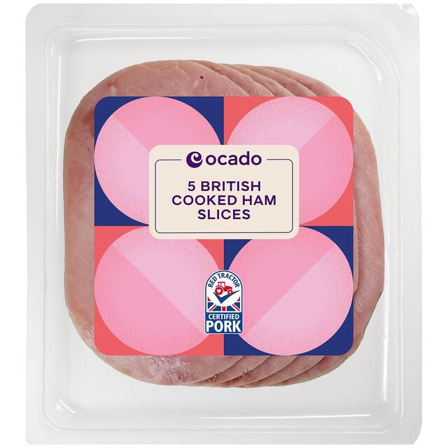 Ocado British Cooked Ham 5 Slices