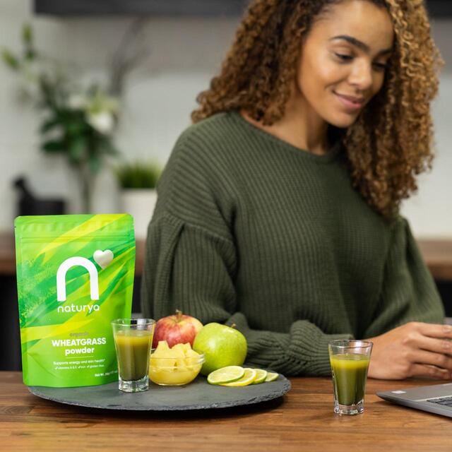 Naturya Organic Wheatgrass Powder thumbnail 5