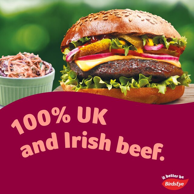 Birds Eye Classic 4 Beef Quarter Pounders with Onion thumbnail 4