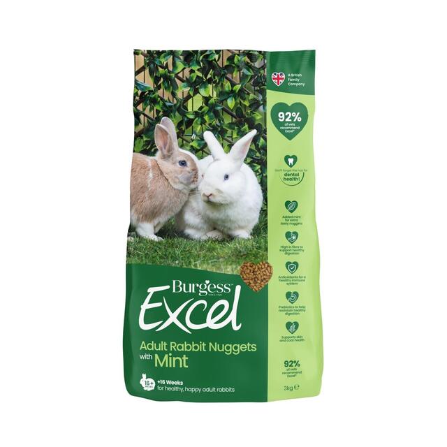 Burgess Excel Adult Rabbit Food with Mint