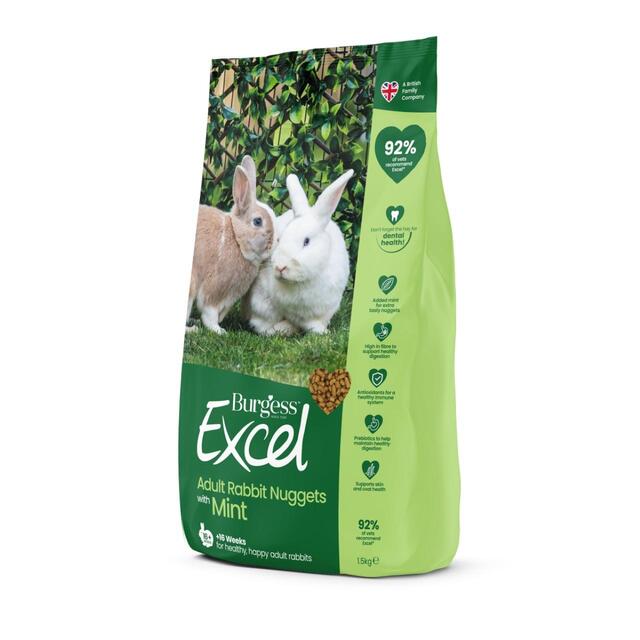 Burgess Excel Adult Rabbit Food with Mint thumbnail 2