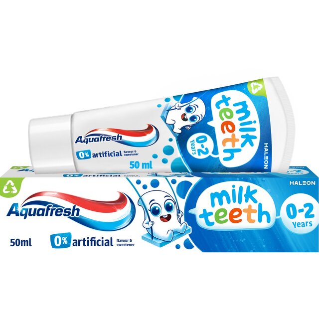 Aquafresh Milk Teeth Kids Toothpaste Babies & Toddlers Age 0-2