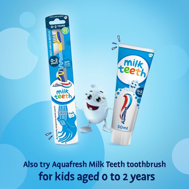 Aquafresh Milk Teeth Kids Toothpaste Babies & Toddlers Age 0-2 thumbnail 2