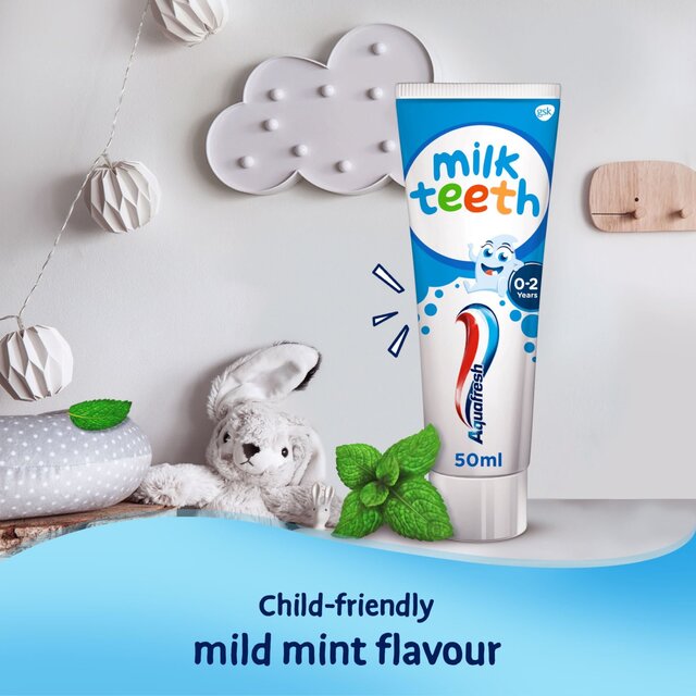 Aquafresh Milk Teeth Kids Toothpaste Babies & Toddlers Age 0-2 thumbnail 3