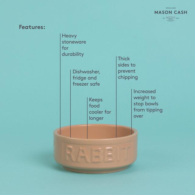 Mason Cash Lettered Rabbit Bowl, 13cm thumbnail 2