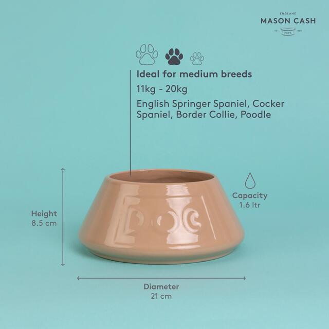 Mason Cash Lettered Dog Non Tip Bowl 21cm thumbnail 6
