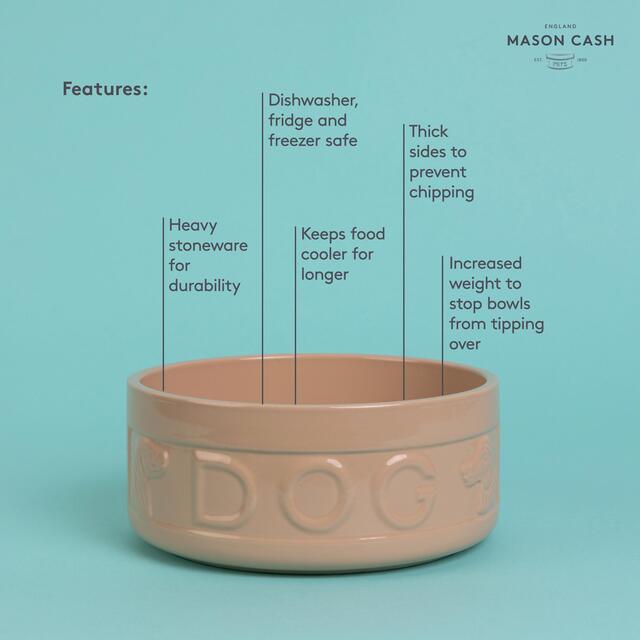 Mason Cash Lettered Dog Bowl 18cm thumbnail 3
