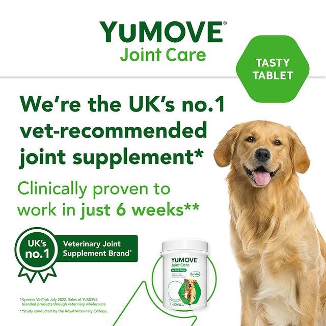 YuMOVE Dog Triple Action Joint Supplement thumbnail 5