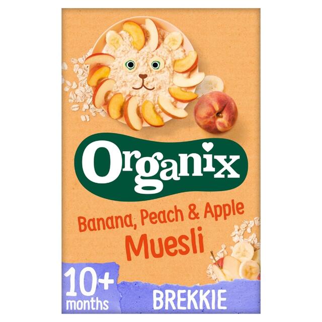 Organix Banana, Peach & Apple Organic Baby Muesli 200g 10 months+