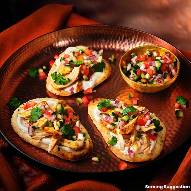 Ocado 6 Mini Garlic & Coriander Naans thumbnail 4