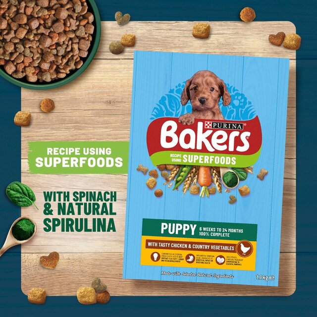 Bakers Puppy Chicken with Vegetables Dry Dog Food thumbnail 7