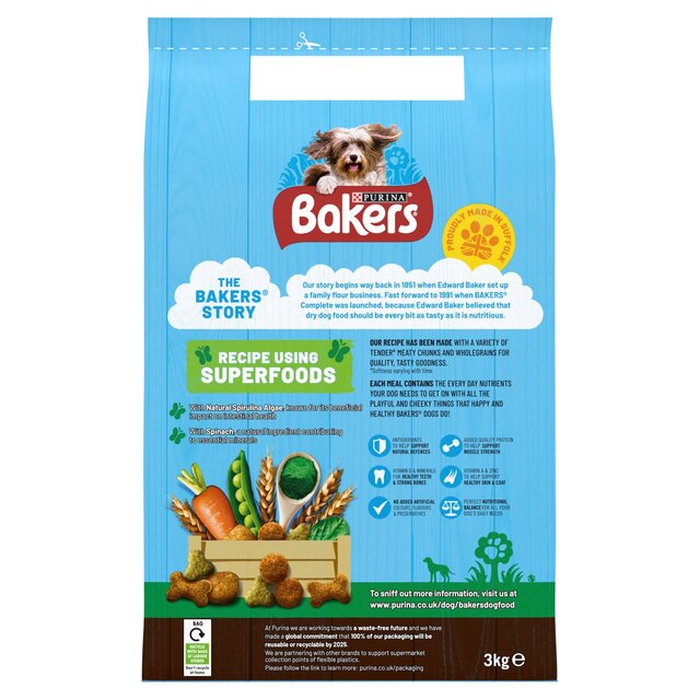 Bakers Beef with Vegetables Dry Dog Food thumbnail 4