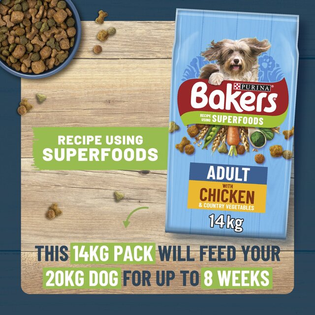 Bakers Chicken with Vegetables Dry Dog Food thumbnail 8