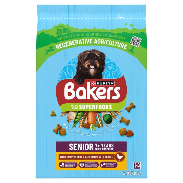 Bakers Senior Chicken with Vegetables Dry Dog Food thumbnail 2