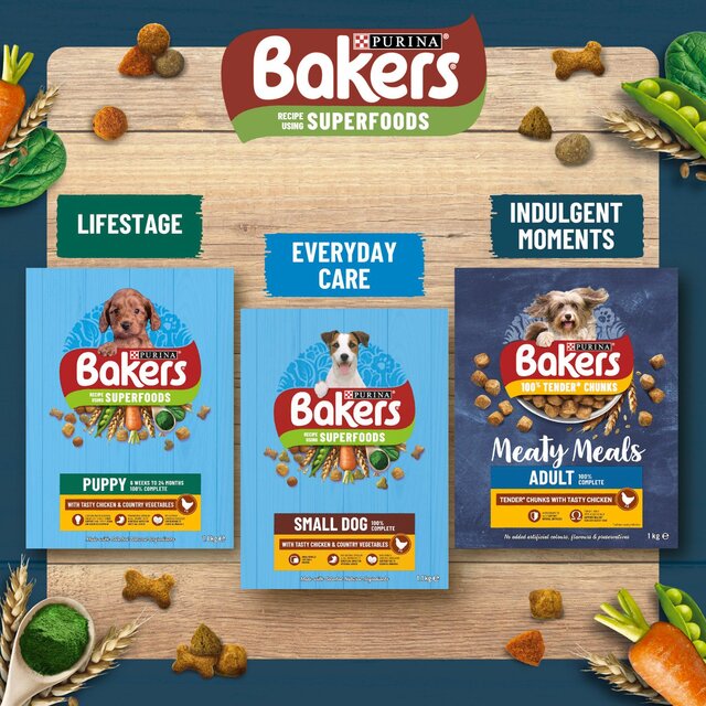 Bakers Senior Chicken with Vegetables Dry Dog Food thumbnail 4