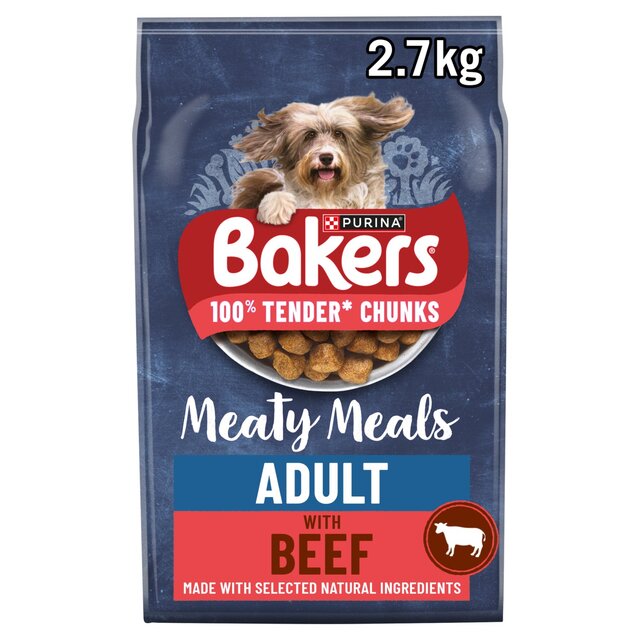 Bakers Meaty Meals Beef Dry Dog Food