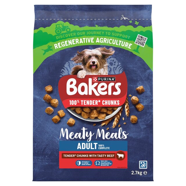 Bakers Meaty Meals Beef Dry Dog Food thumbnail 2