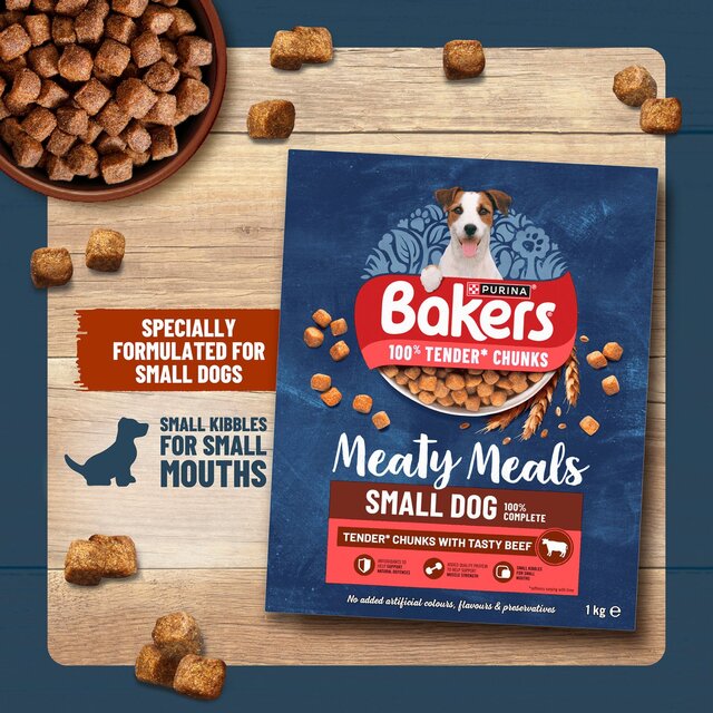 Bakers Meaty Meals Beef Dry Dog Food thumbnail 9