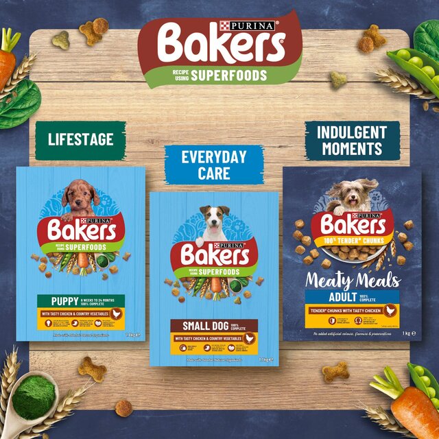 Bakers Meaty Meals Chicken Dry Dog Food thumbnail 4