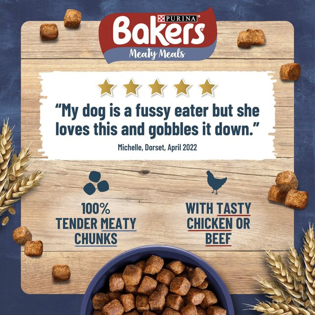 Bakers Meaty Meals Chicken Dry Dog Food thumbnail 8