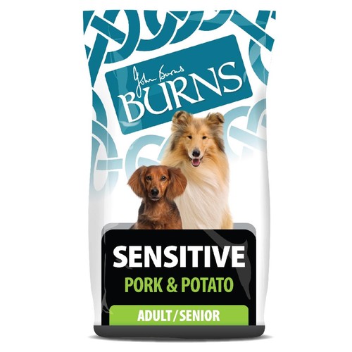 Burns Sensitive Adult Pork & Potato Dry Dog Food
