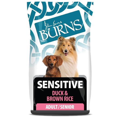 Burns Sensitive Adult/Senior Duck & Brown Rice Dry Dog Food