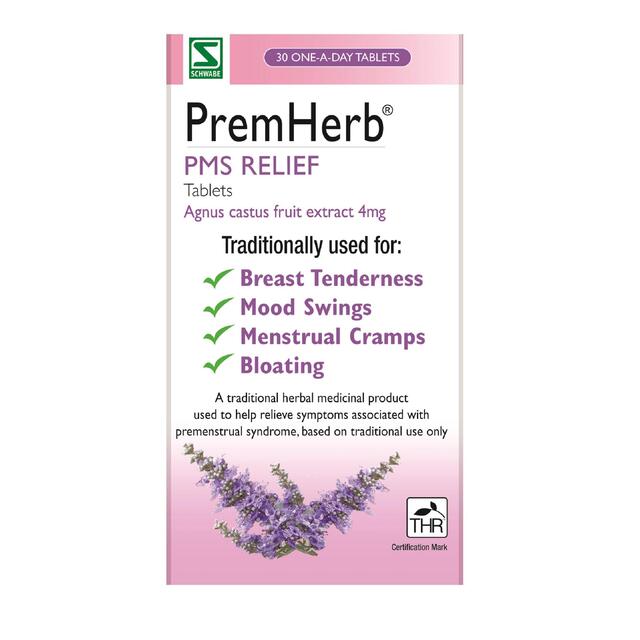 PremHerb PMS Relief Agnus Castus Fruit Extract Tablets 4mg