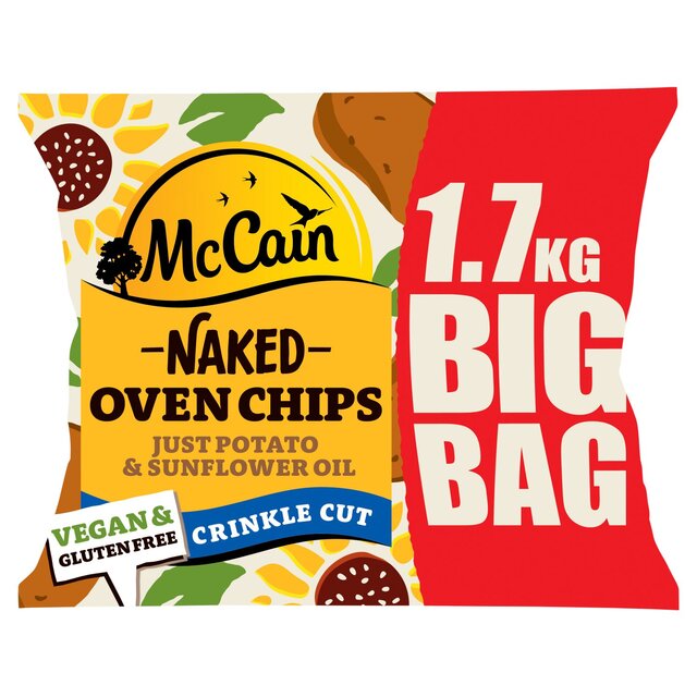 McCain Naked Oven Chips Crinkle Cut