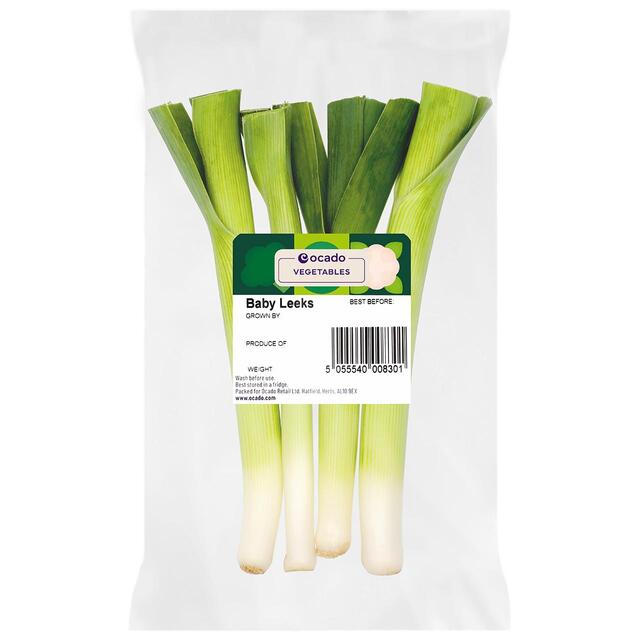 Ocado Baby Leeks thumbnail 2