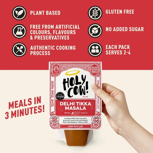 Holy Cow! Delhi Tikka Masala Curry Sauce thumbnail 3