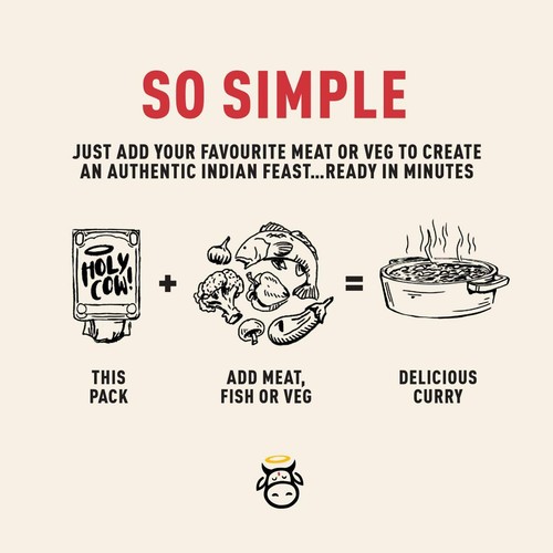 Holy Cow! Delhi Tikka Masala Curry Sauce thumbnail 4