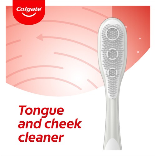Colgate 360 Max White One Teeth Whitening Medium Manual Toothbrush thumbnail 5