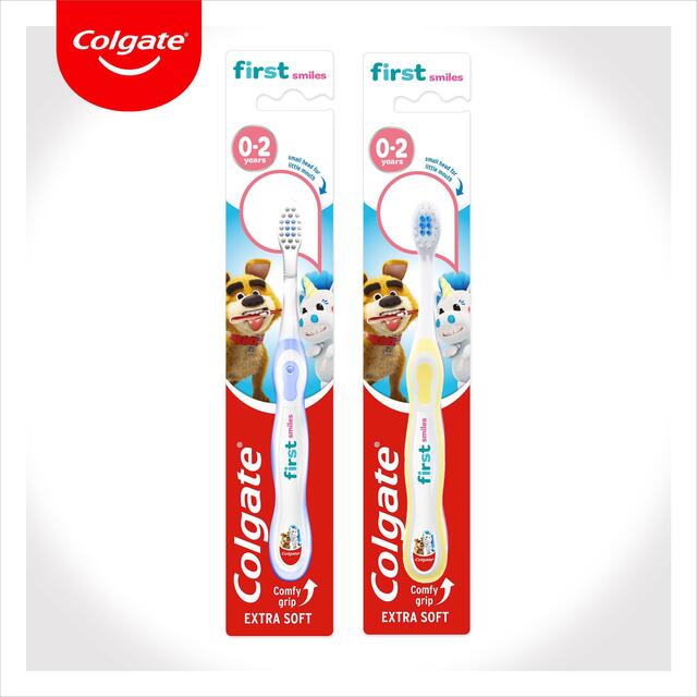 Colgate Kids Baby Manual Toothbrush Extra Soft 0-2 Years thumbnail 2