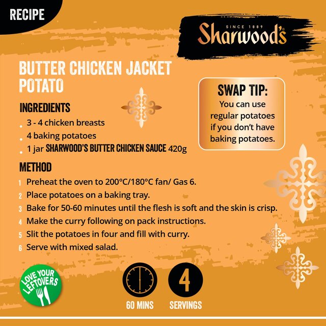 Sharwood's Butter Chicken Sauce thumbnail 4