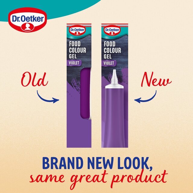 Dr. Oetker Violet Food Colouring Gel thumbnail 2