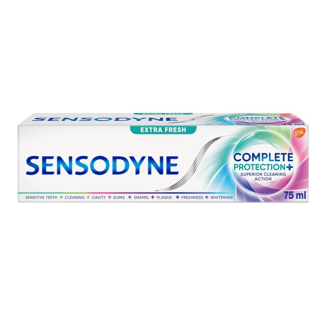 Sensodyne Complete Protection+ Extra Fresh Toothpaste 75ml thumbnail 2