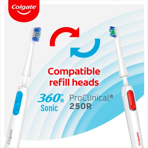 Colgate 360 Sonic Battery Toothbrush Floss Tip thumbnail 4